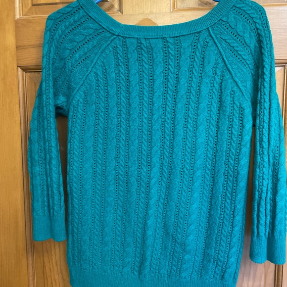 American Eagle Turquoise knitted sweater - Picture 3 of 5